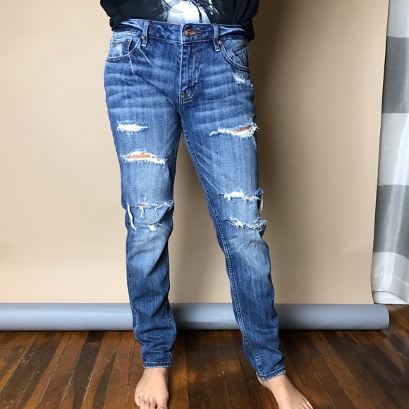 Vigoss Denim - VIGOSS #332 The Chelsea Skinny Distressed Jeans